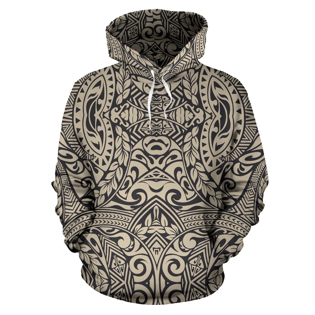 Polynesian Tribal Hoodie 17 Unisex Black - Polynesian Pride