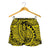 Polynesian Maori Lauhala Yellow Women's Short - Polynesian Pride