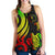 Chuuk Micronesian Women Racerback Tank - Reggae Tentacle Turtle - Polynesian Pride