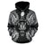 Niue Polynesian ll Over Hoodie Map Black - Polynesian Pride