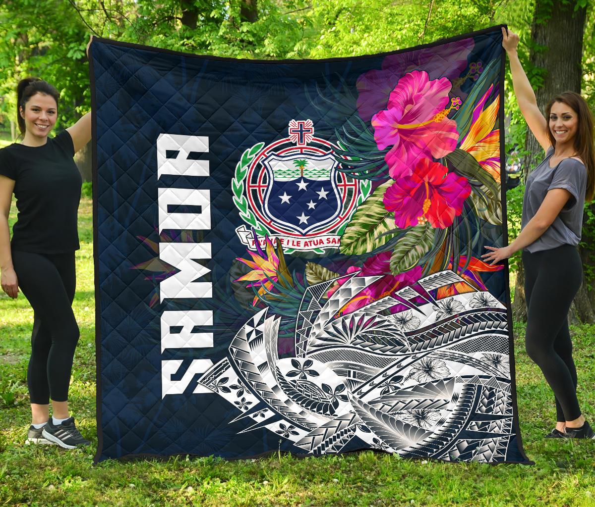 Samoa Premium Quilt - Samoan Summer Vibes - Polynesian Pride