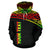 Tahiti Polynesian ll Over Custom Hoodie Reggae Curve - Polynesian Pride