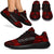 Papua New Guinea Sport Sneakers - Polynesian Tattoo Red Black - Polynesian Pride