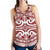 Polynesian Women Racerback Tank Top 20 White-Red - Polynesian Pride