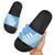 Fiji Tapa Rugby Slide Sandals version Style You Win - Blue Blue - Polynesian Pride