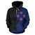 New Zealand Maori Hoodie, New Southern Cross Flag Pullover Hoodie Unisex Black - Polynesian Pride