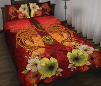 Tahiti Custom Personalised Quilt Bed Sets - Tribal Tuna Fish - Polynesian Pride