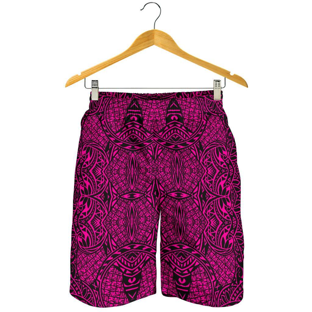 Polynesian Lauhala Mix Pink Men's Short - Polynesian Pride