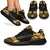 Norfolk Island Sport Sneakers - Polynesian Tattoo Gold Black - Polynesian Pride