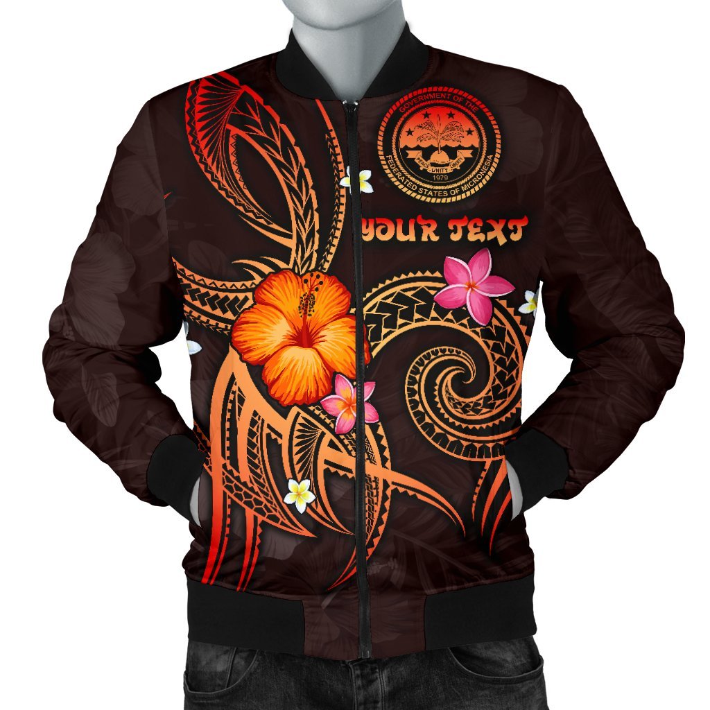 Federated States of Micronesia Polynesian Personalised Men's Bomber Jacket - Legend of FSM (Red) Red - Polynesian Pride