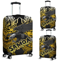 Samoa Polynesian Luggage Covers - Eagle Tribal Pattern Yellow Yellow - Polynesian Pride