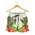 Polynesian Hawaii Women Short Turtle Colorful Women White - Polynesian Pride