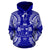 Fiji Polynesian ll Over Hoodie Map Blue - Polynesian Pride