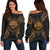 Federated States Of Micronesia Polynesian Shoulder Sweater Map Gold Gold - Polynesian Pride