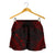 Guam Women's Shorts - Polynesian Chief Red Version Women Red - Polynesian Pride