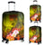 Fiji Luggage Covers - Humpback Whale with Tropical Flowers (Yellow) - Polynesian Pride