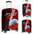 Federated States Of Micronesia Custom Personalised Luggage Covers - Coat Of Arm With Hibiscus Red - Polynesian Pride