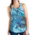 American Samoa Women's Racerback Tank - Polynesian Turtle Under The Sea - Polynesian Pride