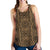 Polynesian Symmetry Gold Women's Racerback Tank Top Gold - Polynesian Pride