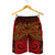 Fiji Men's Shorts - Red Shark Polynesian Tattoo - Polynesian Pride