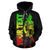 Kosrae Custom Hoodie Micronesia Kosraean Warrior Reggae - Polynesian Pride