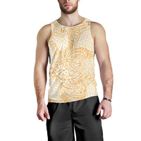 Polynesian Men Tank Top 26 White-Gold - Polynesian Pride