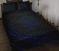 Palau Quilt Bed Set - Blue - Frida Style - Polynesian Pride