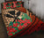 Kanaka Maoli (Hawaiian) - Quilt Bed Set Lauhala Polynesian Hibiscus Red - Polynesian Pride