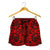 Polynesian Kakau Turtle Red Women's Short - Polynesian Pride