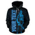 Kosrae Custom Hoodie Micronesia Kosraean Warrior Blue - Polynesian Pride