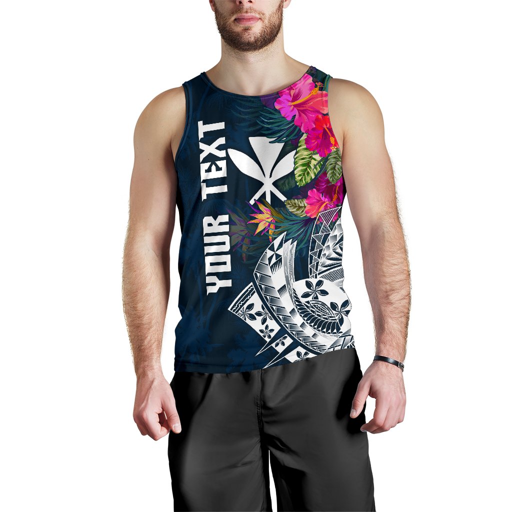 Polynesian Hawaii Custom Personalised Men's Tank Top - Summer Vibes - Polynesian Pride