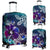 Hawaii Luggage Covers - Hawaii Turtle Flowers And Palms Retro Art - Polynesian Pride