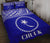 Chuuk Micronesian Quilt Bed Set - Chuuk Flag Blue Version - Polynesian Pride