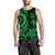 Vanuatu Men's Tank Top - Green Tentacle Turtle - Polynesian Pride