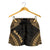 Samoa Women's Shorts - Polynesian Chief Gold Version Women Gold - Polynesian Pride