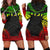 Fiji Women's Hoodie Dress - Polynesian Reggae Chief Reggae - Polynesian Pride