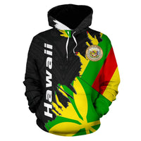 Hawaii All Over Hoodie Wrap Style - Polynesian Pride