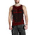 Chuuk Men's Tank Top - Polynesian Chief Red Version Red - Polynesian Pride