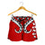 Tonga Tribal Pattern Women's Short Women Red - Polynesian Pride