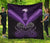 Maori Manaia New Zealand Premium Quilt Purple - Polynesian Pride