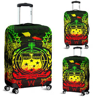 Samoa Polynesian Luggage Covers Map Reggae Reggae - Polynesian Pride