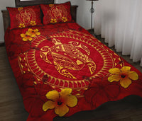 Hawaii Turtle Polynesian Quilt Bed Set - Oil Style - Polynesian Pride
