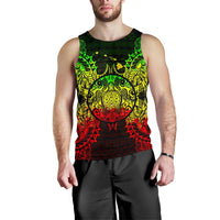 Hawaii Turtle Polynesian Men Tank Top Map Reggae Reggae - Polynesian Pride