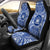 Samoa Car Seat Cover - Samoa Coat Of Arms Polynesian Flag Color Universal Fit Blue - Polynesian Pride