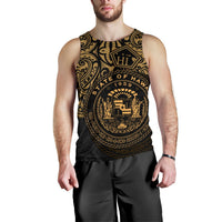 Hawaii Men's Tank Top - Hawaii Seal Pride Style (Gold) - Polynesian Pride