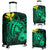 Hawaii Hibiscus Luggage Cover - Harold Turtle - Pastel Green Green - Polynesian Pride