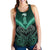 Maori Manaia New Zealand Women Racerback Tank Turquoise - Polynesian Pride