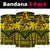 Polynesian Warrior Hula Girl Kanaka Hawaii Anchor Bandana 3 - Pack - AH - Yellow - Polynesian Pride