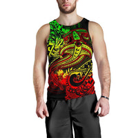 Polynesian Men's Tank Top - Reggae Shark Polynesian Tattoo - Polynesian Pride