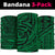 Polynesian Tatau Mixed Green Set Unisex Bandana One Size Green - Polynesian Pride